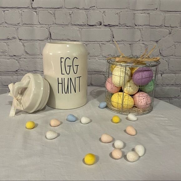 Rae Dunn Egg Hunt Ceramic Canister - Picture 3 of 4